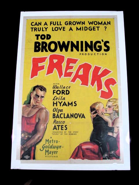 FREAKS 1932 Original TOD BROWNING 27x41 CLASSIC HORROR!
