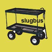 2 TIER LEVEL GARDEN CART WAGON MESH NURSERY TOOL YARD