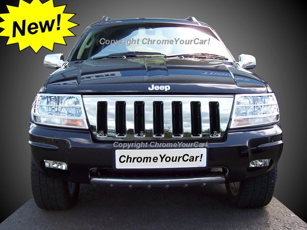 Jeep grand cherokee chrome grill #2