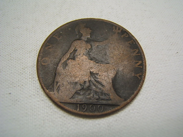 Victoria Dei Gra Britt Regina Fid Def Ind Imp one penny