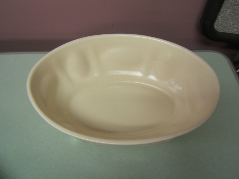 Haeger Pottery Oval Planter Bowl 3929 Tan/Eggshell made in USA 10 1/2" x 7 1/2" eBay