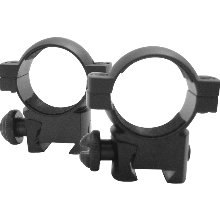 NcStar Low Profile 1" Rifle Scope Rings 3/8" Dovetail Mount Base