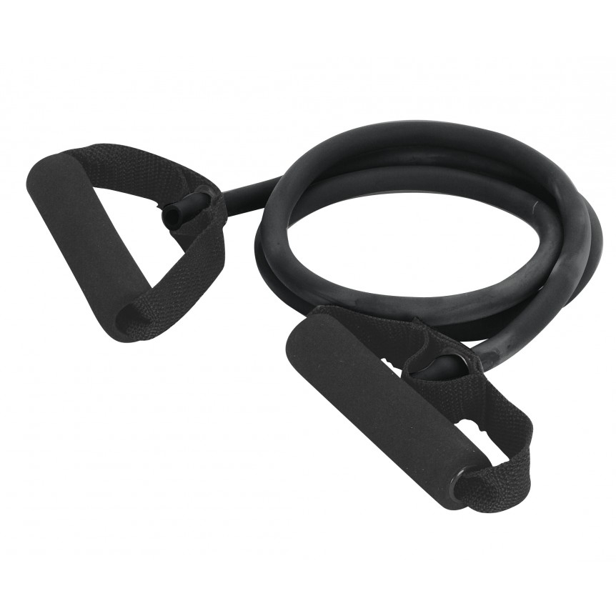 NEW PILATES YOGA TONING TUBE HEAVY TENSION RESISTANCE BAND EXERCISE