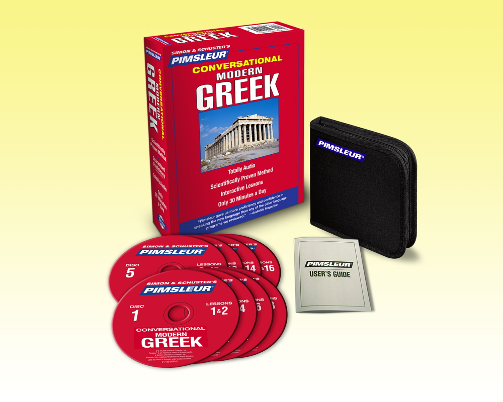 New 8 Cd Pimsleur Learn To Speak Greek Language Modern 16 Lessons Ebay 7576