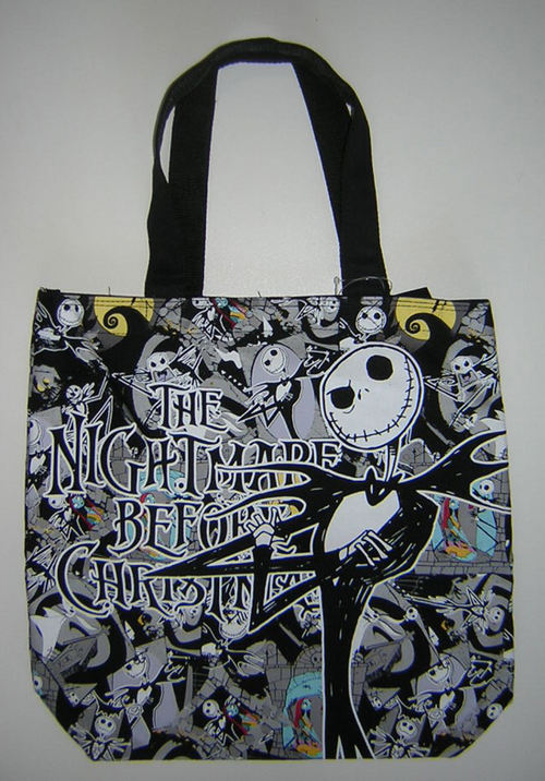 Japan Disney Nightmare Before Christmas Jack Sally Zero Tote Bag - Picture 1 of 1