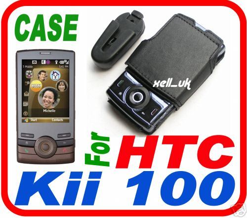 Leather Case Cover For Htc Kii 100 Pdamobile Phone Op