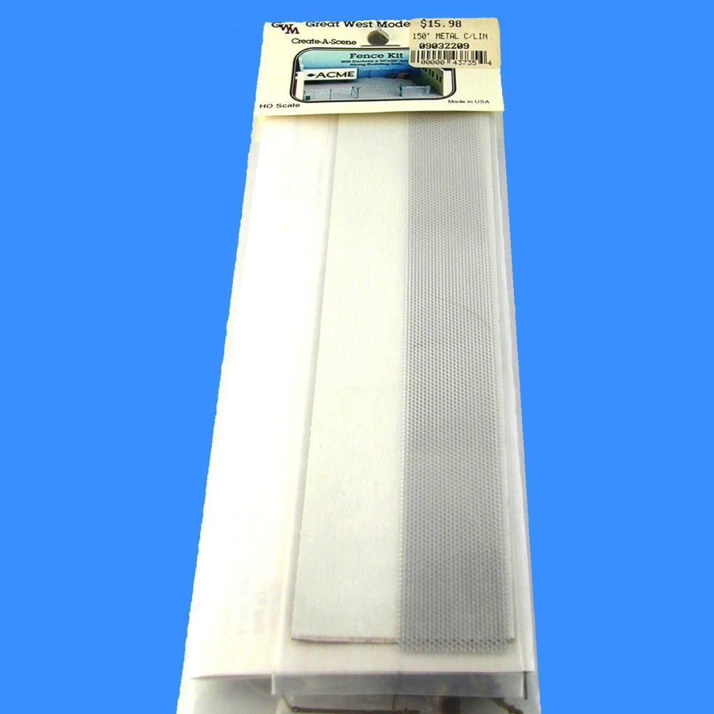 CHAIN LINK FENCE KIT HO SCALE CAS309 GREAT WEST MODELS, That Train Place