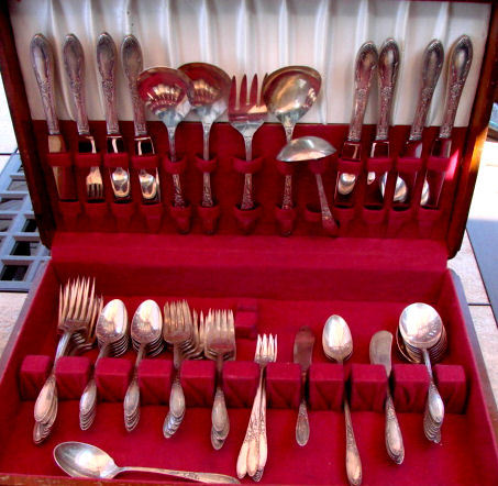 Onedia Sterling Flatware service for 8