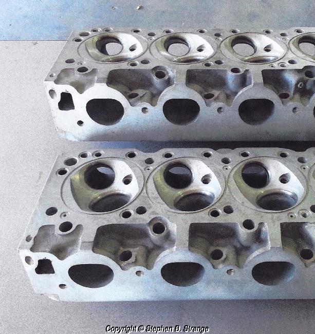 Near NOS H/M C9AEC Boss 429 Dport aluminum cylinder heads. Rare PF