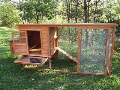 Details about GIANT 9FT Poultry Chicken House Coop Rabbit Hutch 109