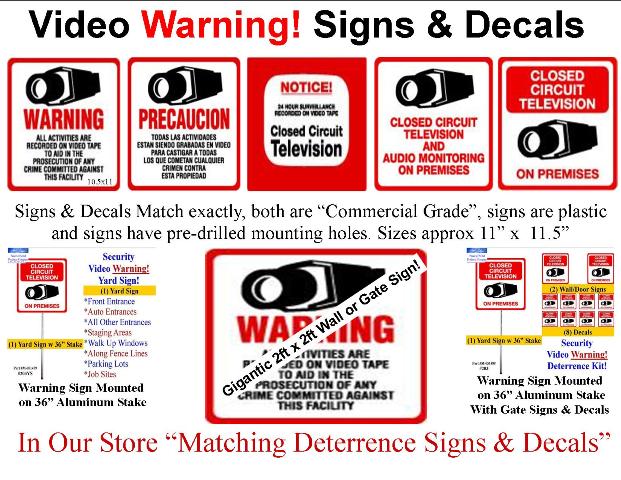 2 fake dummy security cameras scan amp; motion free decals on ebid united states