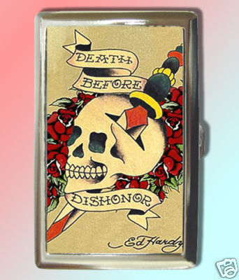 death before dishonor tattoo. Death Before Dishonor Tattoo Cigarette Money Card Case. Price: $14.90