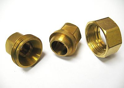 coupling brass piece union fitting pipe connector air npt boat gas water