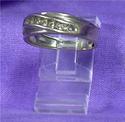 LOT OF 12 RING STANDS CLEAR