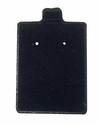 BLACK FLOCKED EARRING PUFF PADS 100 qty 2 inch