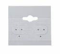 100 GRAY EARRING CARDS 2 INCH