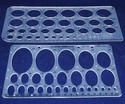 CIRCLE AND OVAL TEMPLATE SET 