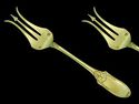 Antique French Sterling Silver Vermeil Sweetmeat S