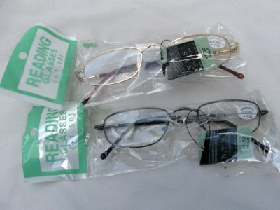 Body Fashions Intimate Apparel on Bargain Trading Post   Lot Two Reading Glasses  1 5 Impact Resistant