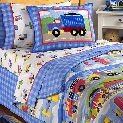 Queen Bedding Sets on Great Bedding   New Truck Kids Boy Queen Comforter Bedroom Bedding Set