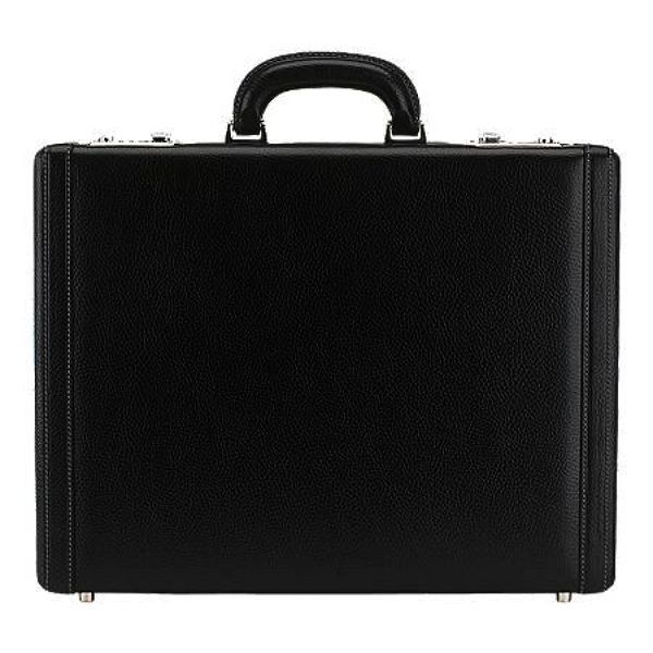 Shopdotbags Cole Haan Black Leather Office Travel Attache Briefcase