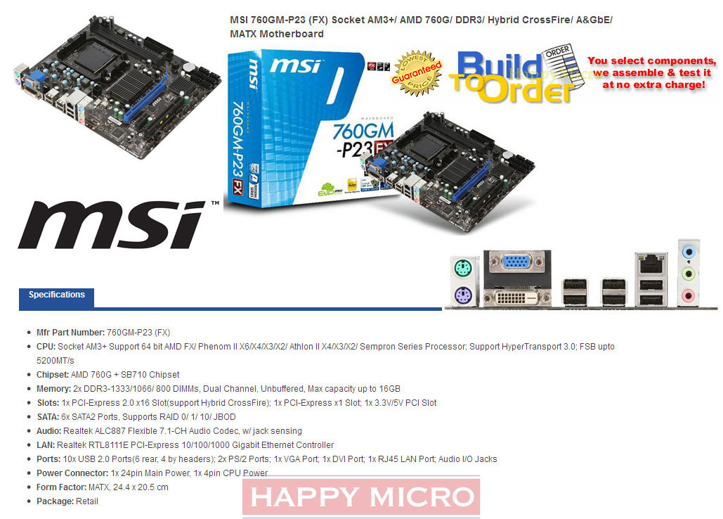 Msi 760gm-p23 fx ethernet driver win7