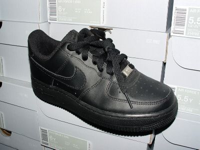    Shoes on Success4sale   Nike Shoes Air Force 1  Gs  Black Black Us J S 5 5