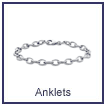 Sterling silver anklet bracelets