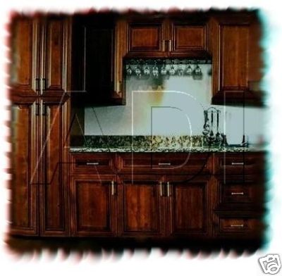 Cost  Kitchen Cabinets on Executive Maple Kitchen Cabinets Glazed Dark Walnut Price   2232 00