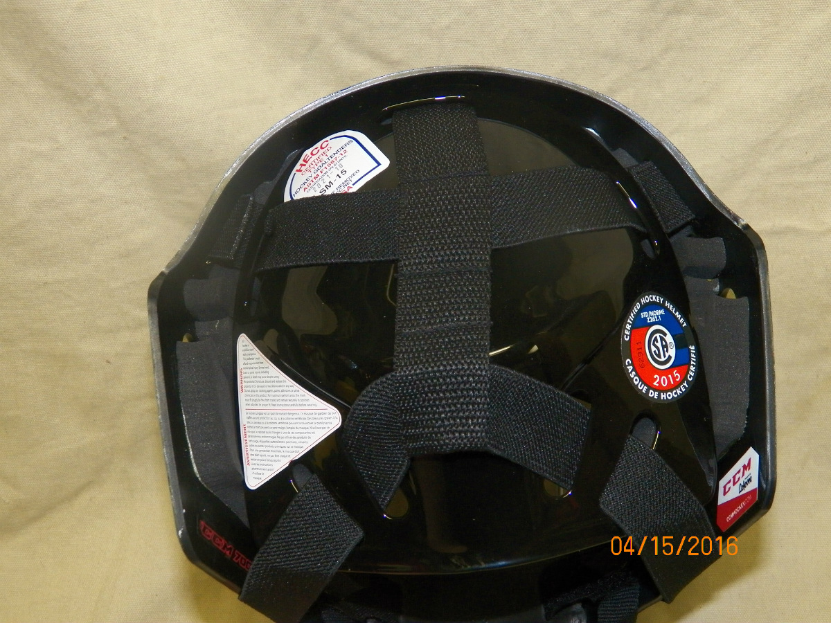 CCM 7000 Youth hockey goalie helmet, The Corporal's Crease