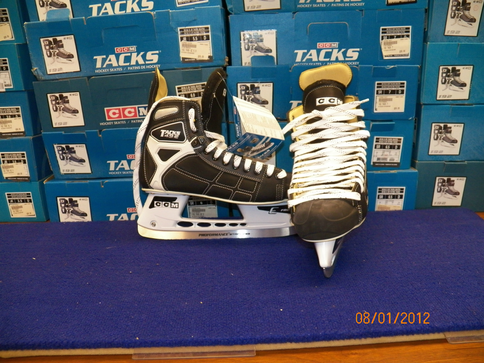CCM 492 Tacks Ice Hockey Skates, The Corporal's Crease