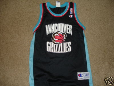 NBA Vancouver Grizzlies Jersey