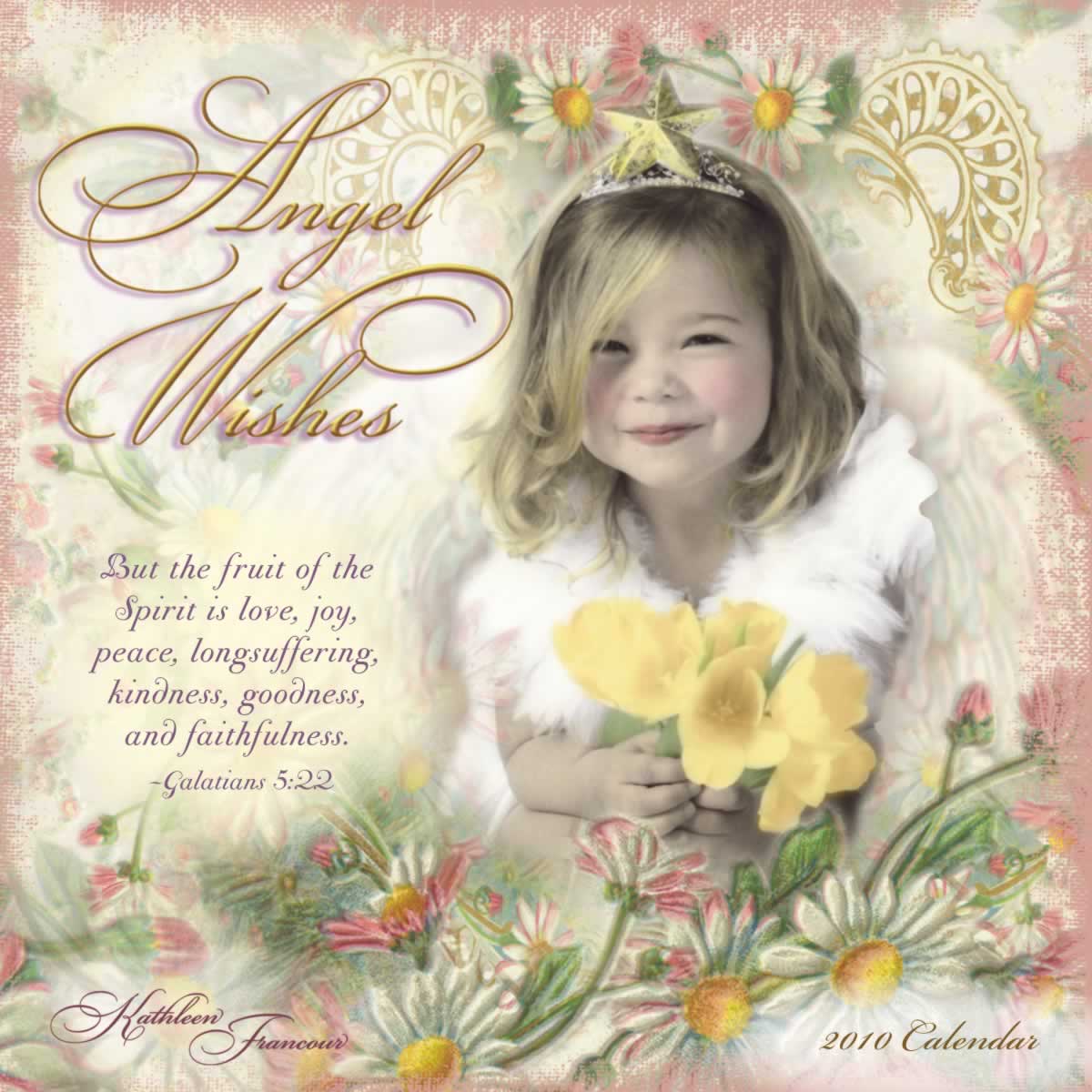 free shipping calendars   angel wishes 2010 calendar