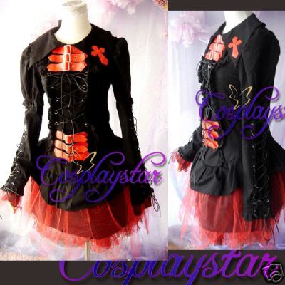 Gothic Clothing Stores on Cosplaystar   Gothic Lolita Punk Cosplay Dress