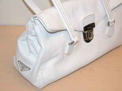 prada cross shoulder bag - Authentic Designer Handbags and Accessories : PRADA HANDBAG WHITE ...