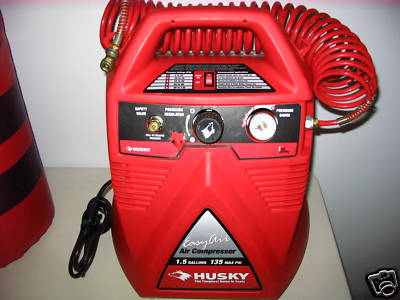 Husky  Compressor Parts on Husky Easy Air Compressor 1 5 Gal Max 135 Psi Price   35 00 For Sale