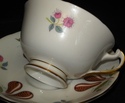 Adderley Pear English Tea Cup and Saucer HPT Brown
