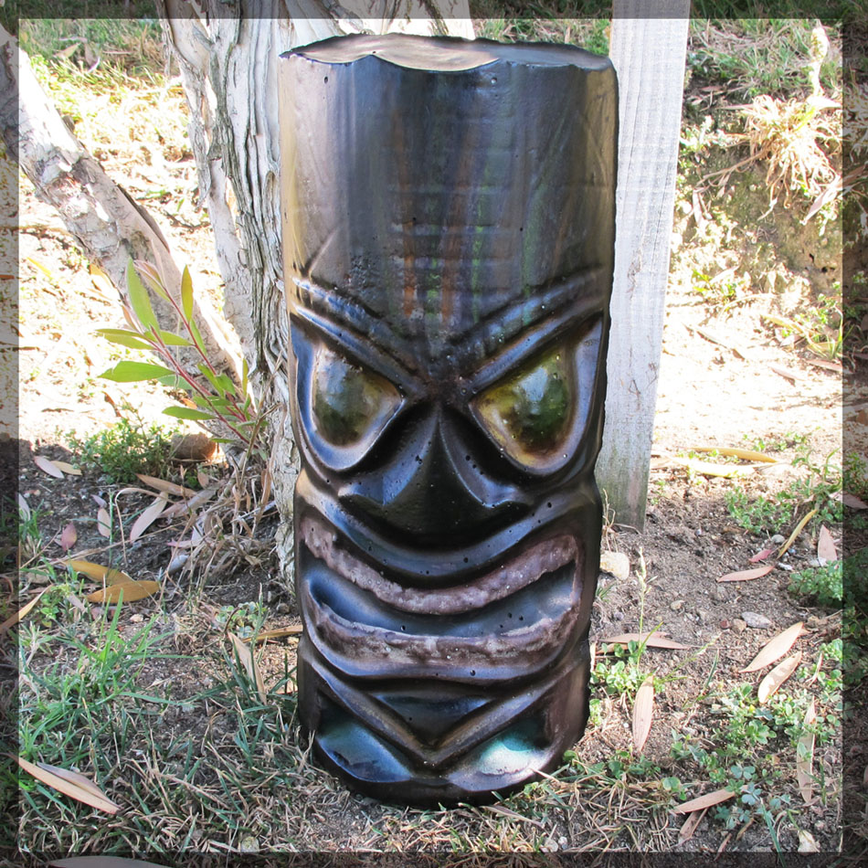 Tropical Tiki Statue Mold Sculpture Concrete Cement eBay