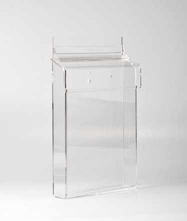 Prospekthalter-Flyerbox-wetterfest-mit-Deckel-DIN-A5-Hochformat