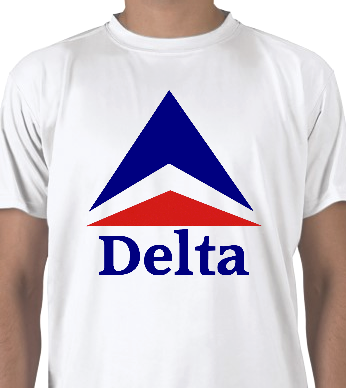 delta airlines t shirts