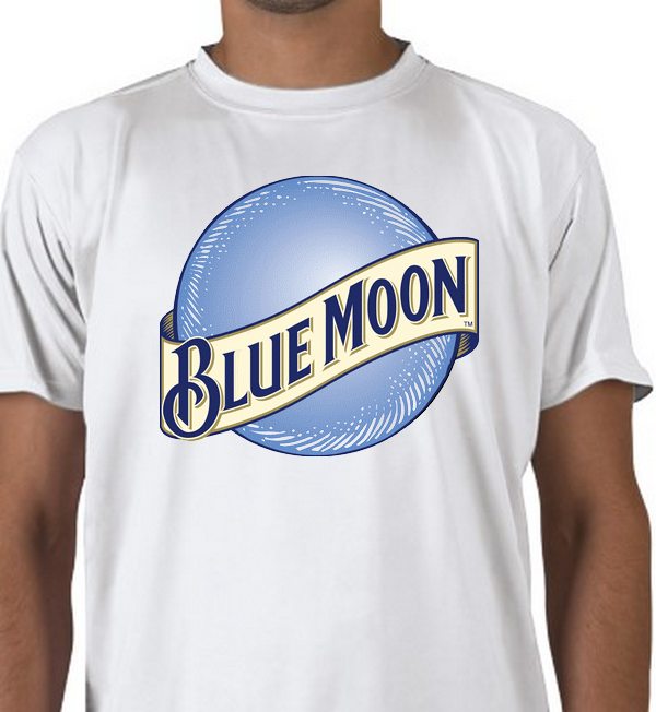 blue moon beer t shirt