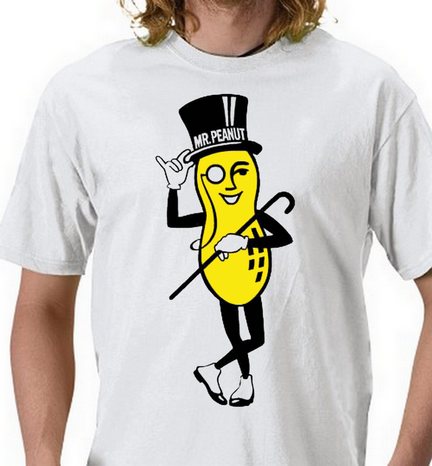 planters peanut t shirt