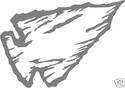 Arrowhead  Decal /Sticker -You Pick Color!