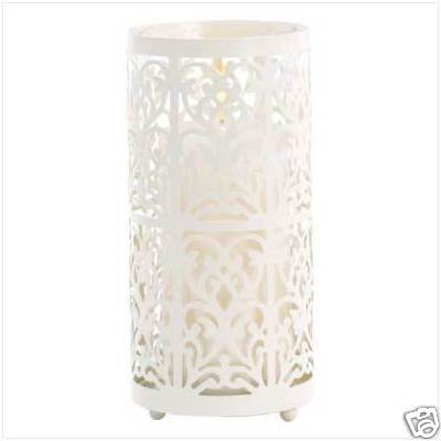 Candle Holders  Wedding Centerpieces on 20 Floral Glass Candle Holder White Wedding Centerpiece