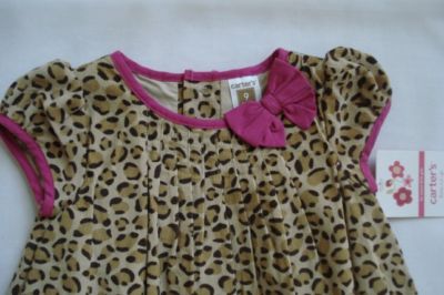 Carters Baby Clothing on Elite Home Furniture   New Carters Cheetah Dress 9 Months Girl Retal