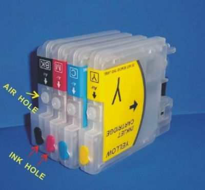 Promisecolor : Brother Refillable Ink cartridge for LC1100 ...