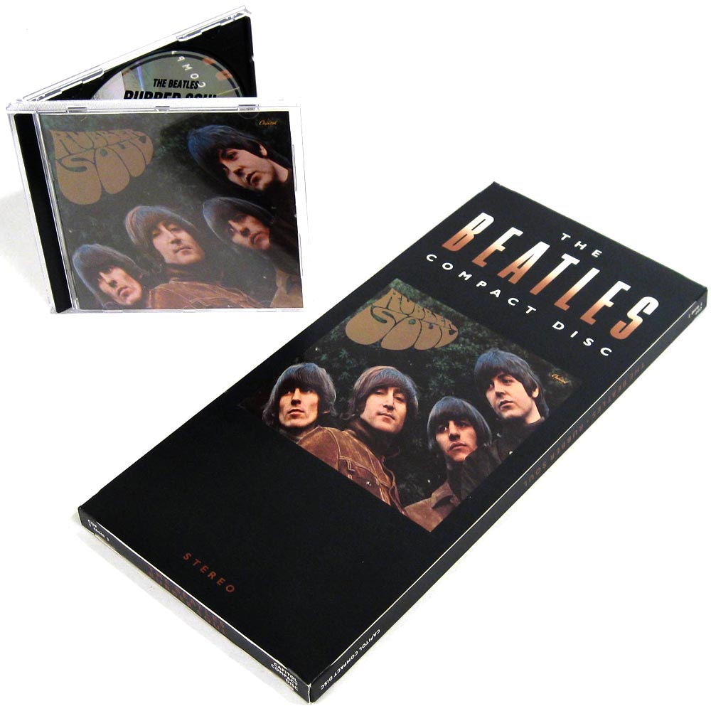 1987 USA Parlophone/Capitol Rubber Soul Remastered CD Album Long Box