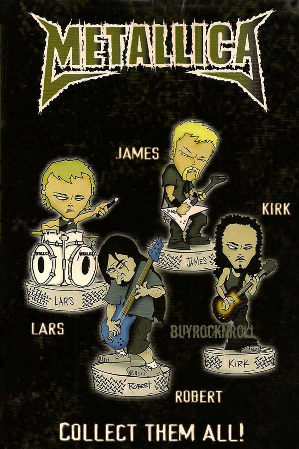 metallica bobblehead figures