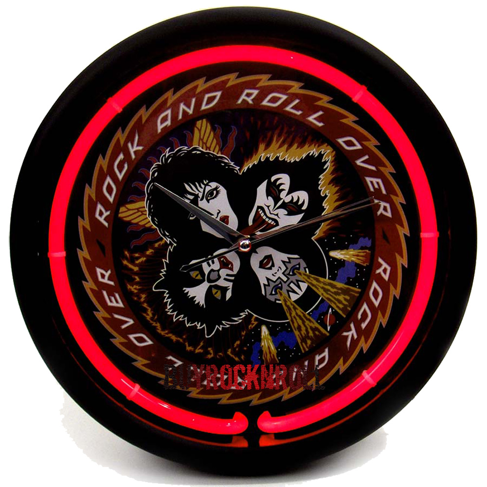 KISS Collector's Memorabilia 2007 Rock & Roll Over LP Album Neon Light