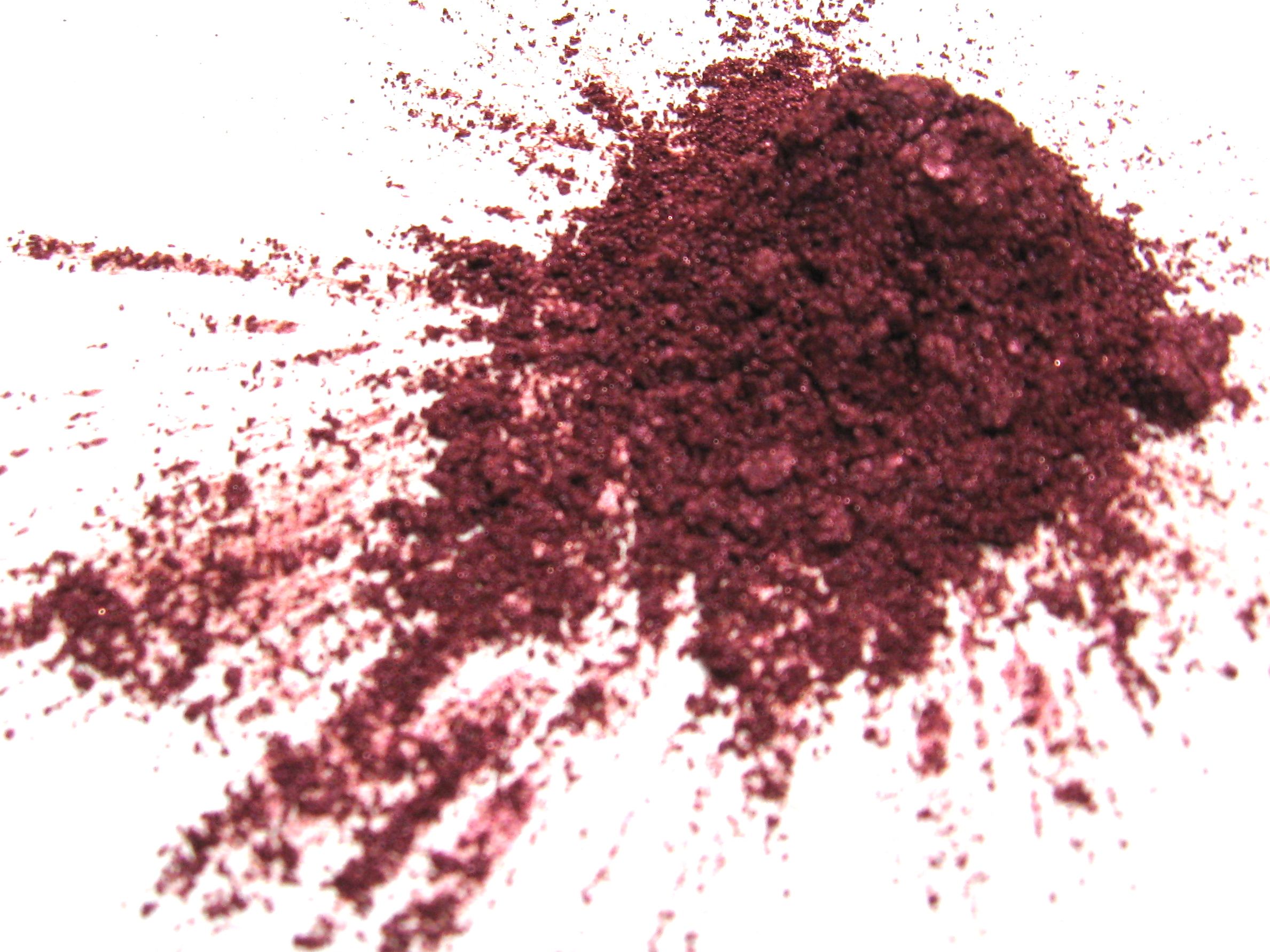 Amaranth Mica Powder 1oz, Metallic Burgundy Powder, Cosmetic Grade Mica
